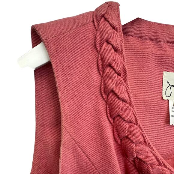 Vintage Jonathan Logan Sleeveless Button Down Dress Pink Sz 9/10 Retro Cottage - Picture 6 of 9